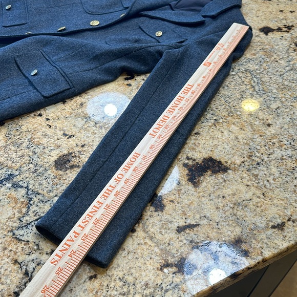 Fossil Wool Military Style Pea Coat - Picture 11 of 13